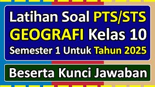 PTS/STS GEOGRAPHY Practice Questions for Class 10 Semester 1, 2025 Independent Curriculum & Answe...