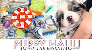 EVERYTHING I BOUGHT FOR MY NEW PUPPY! New Puppy Essentials + Haul + Shopping List