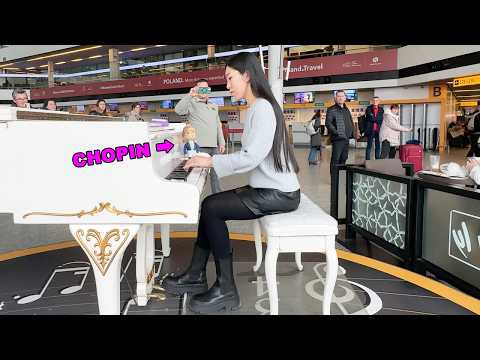 Playing Chopin at Chopin Airport… People Stopped and Listened