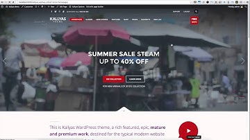 How to use the mega menu ( Kallyas WordPress theme v4.0 )