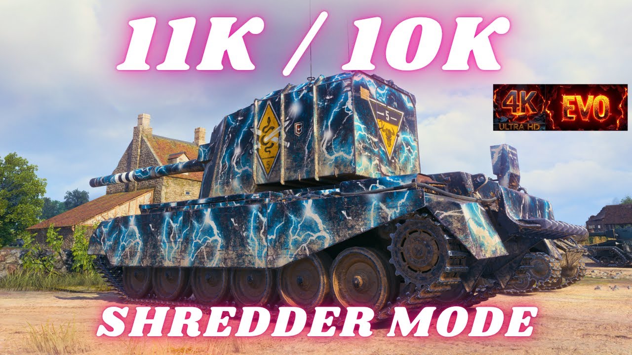 FV4005 SHREDDER MODE 11K и 10K урона DUO | Deathstar Double Trouble | WoT Epic Replay