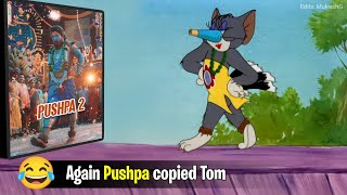 Pushpa 2 Teaser scenes performed by Tom and Jerry ~ Funny Meme ~ Edits MukeshG