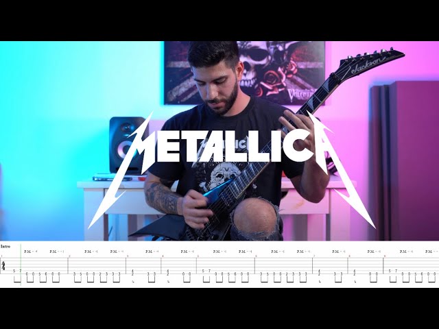 Metallica - “Too Far Gone” Guitar Cover + SOLO With On Screen Tabs (New Song 2023) class=