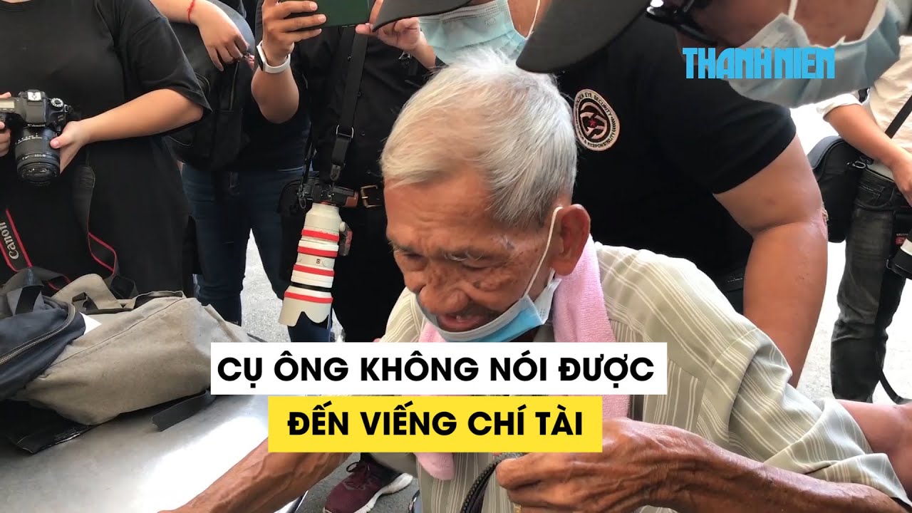 Xúc động hình ảnh cụ già nhờ người dìu vào viếng danh... - youtube
