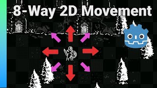 New visual scripting in Godot 3.2! 2D Movement tutorial.