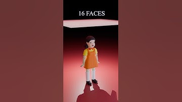 Squid game doll cloth simulation #squidgame #blender3d #blender #animation