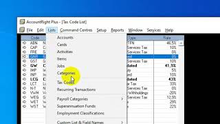 Cara Menghapus Link Pajak Tax Code di MYOB Accounting