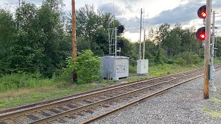 MBTA Commuter Rail Leaves Reading Station