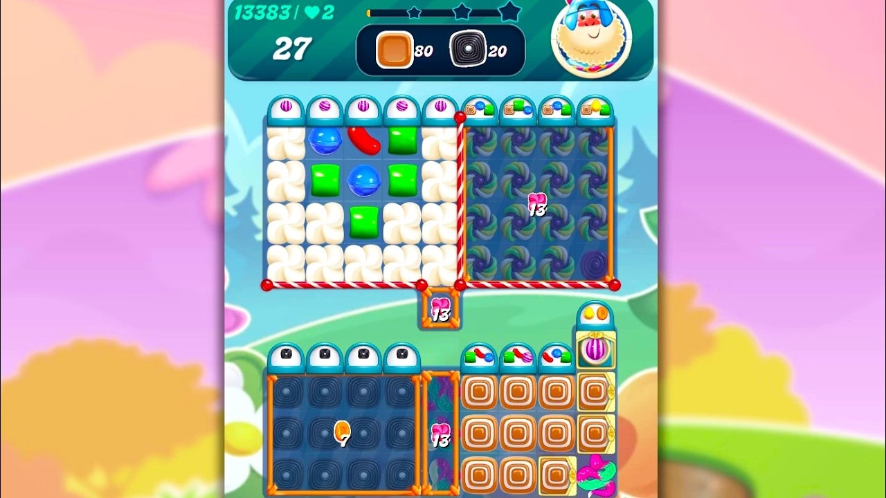 Candy Crush Saga Level 13383 No Boosters - YouTube