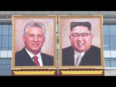 Llegada de Miguel Díaz-Canel a Pyongyang