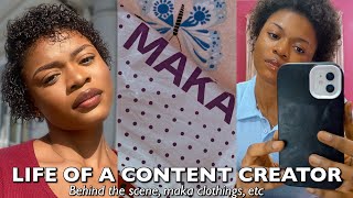 Cornrows update, wash n’ go routine, shopping affordable clothes on MAKA, new creator on MAKA, etc. screenshot 1
