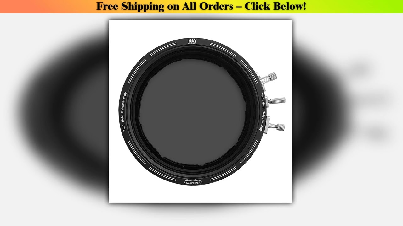 H&Y RevoRing MarkII Variable Neutral Density + Circular Polarizer Filter Camera Lens ND CPL Filter