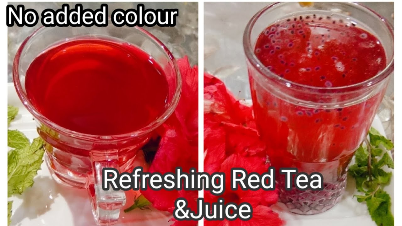Healthy and tasty Red tea recipe | Zifah kitchen | Deep coloured lime ...