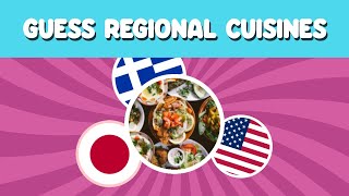 ¿Do you know regional cuisines from around the world? ​ Regional Cuisines Quiz ​