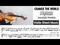 Free Sheet Change The World Inuyasha Violin Sheet Music Free Sheet Change The World Inuyasha Violin Sheet Music