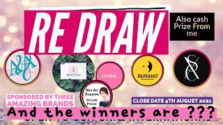 giveaway re draw and the winners are???
Congratulations winners
Dm me on Instagram @Pumpkins_nail_station
I will require usa 🇺🇸 shipping address written in full no short words as it’s for a tracking system and a full name
£5 Ibeauty4u Gift card I will give you the code number once you message you message me on my Instagram
Many thanks to all that entered giveaway re draw and the winners are???