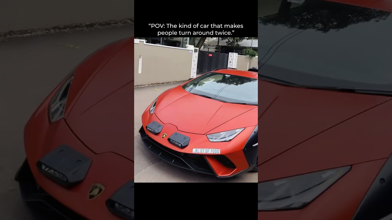 “POV: The kind of car that makes people turn around twice.”