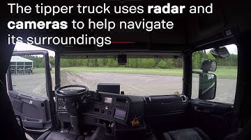 A self-driving Scania truck