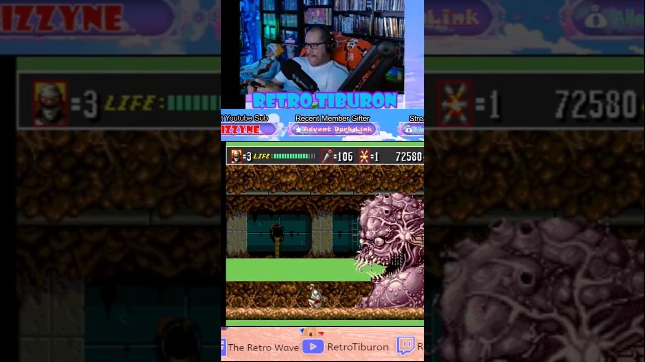 Shinobi 3 vs Underground Creature. #shinobi #sega #segagenesis