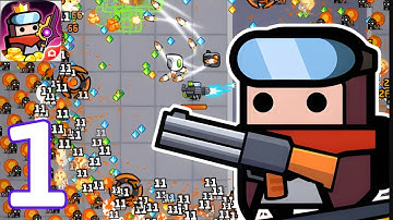 Survivor io - Gameplay Walkthrough Part 1 - Wild Streets (iOS, Android)