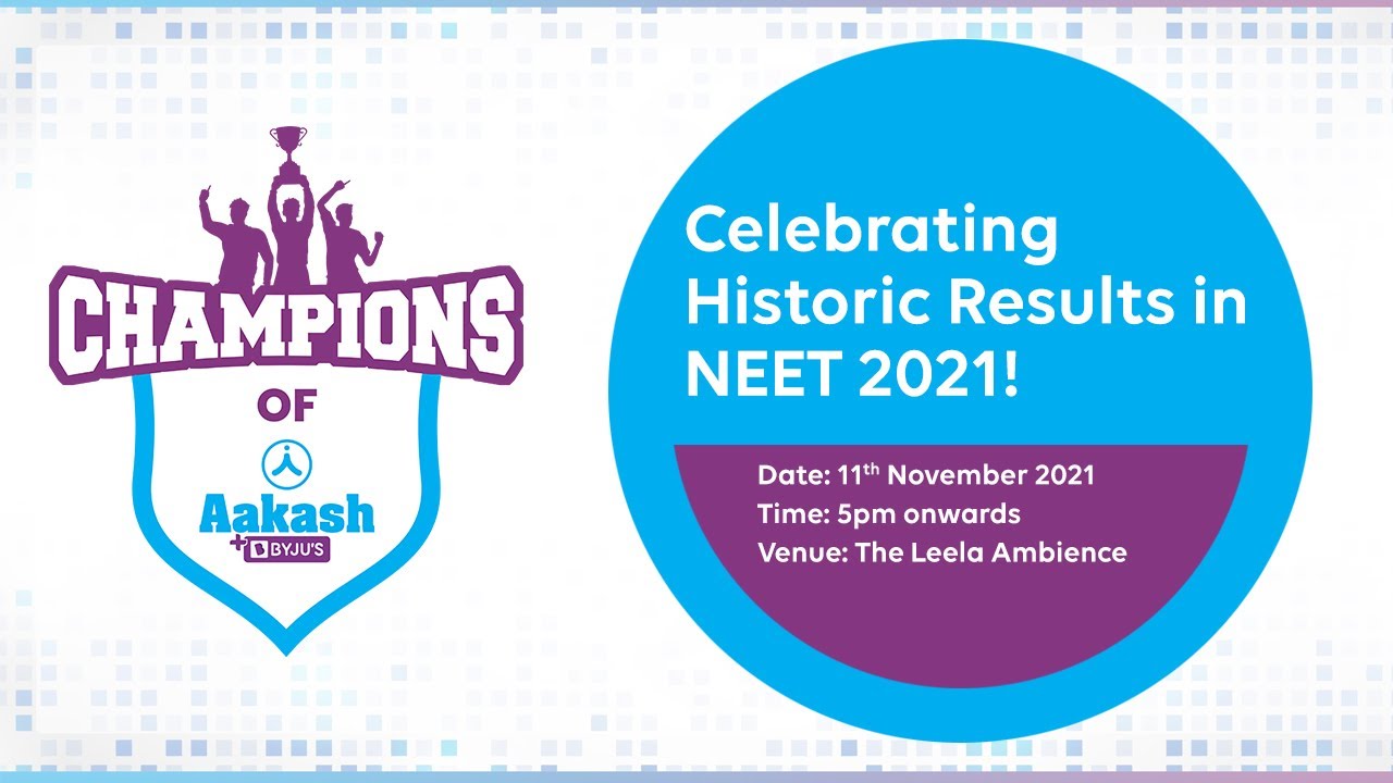 Celebrating Historic Results in NEET 2021 | Champions of Aakash BYJU'S