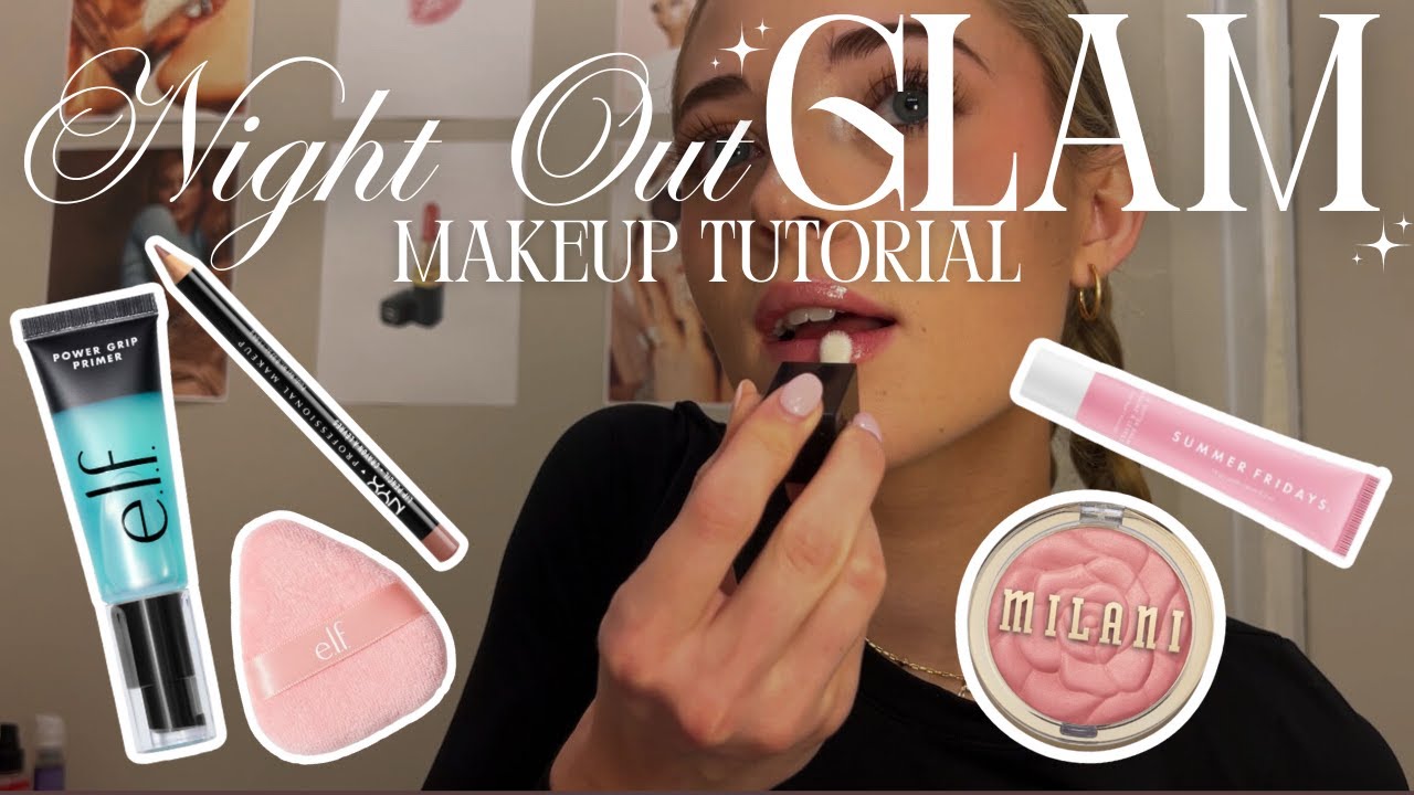 FULL GLAM makeup tutorial for a night out | your makeup will last ALL NIGHT