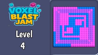 Voxel Blast Jam Level 4 Gameplay 