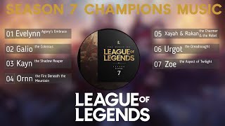 League of Legends Season 7 Champions Music