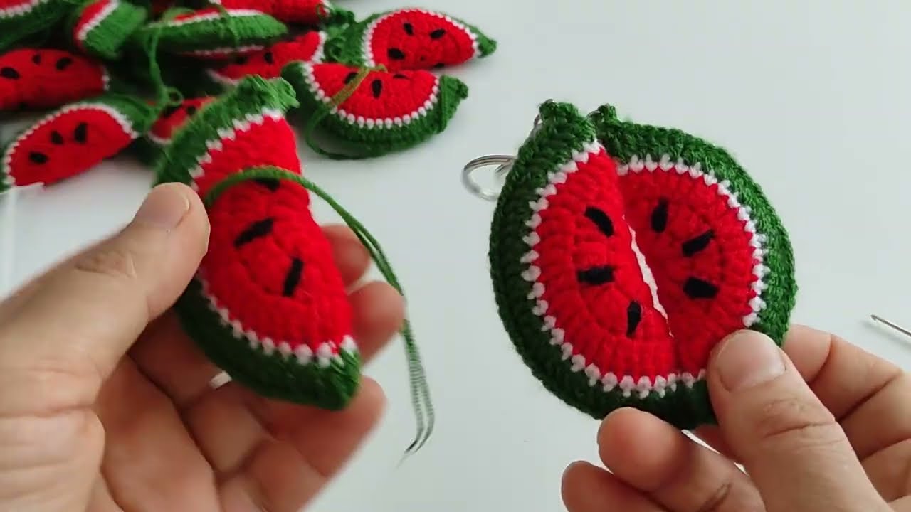 #karpuz anahtarlik yapimi