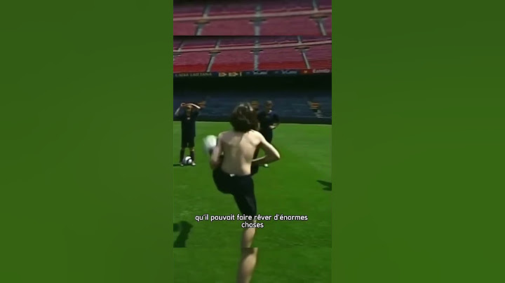 Le tout premier jour de Messi au FC Barcelona #messi #jeune