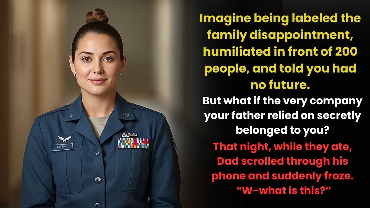 My father took the family out to dinner and made fun of my military honour before the broadcast..