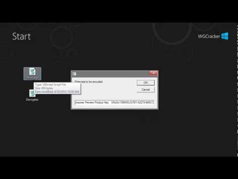 Make An En/De-Crypter Based On VBScript