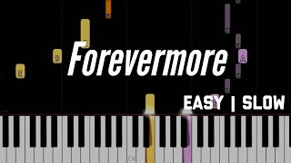 Forevermore - Side A | Slow Easy Piano Tutorial