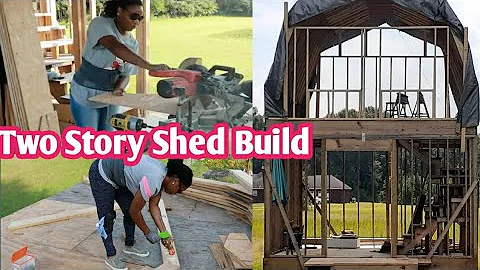 DIY Two Story Shed Build