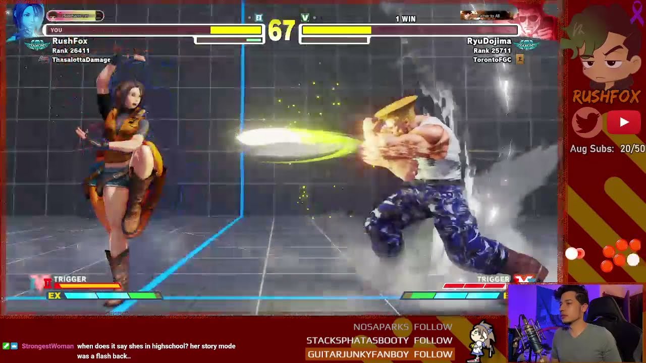 Akira beats Guile?? | Akira Highlights