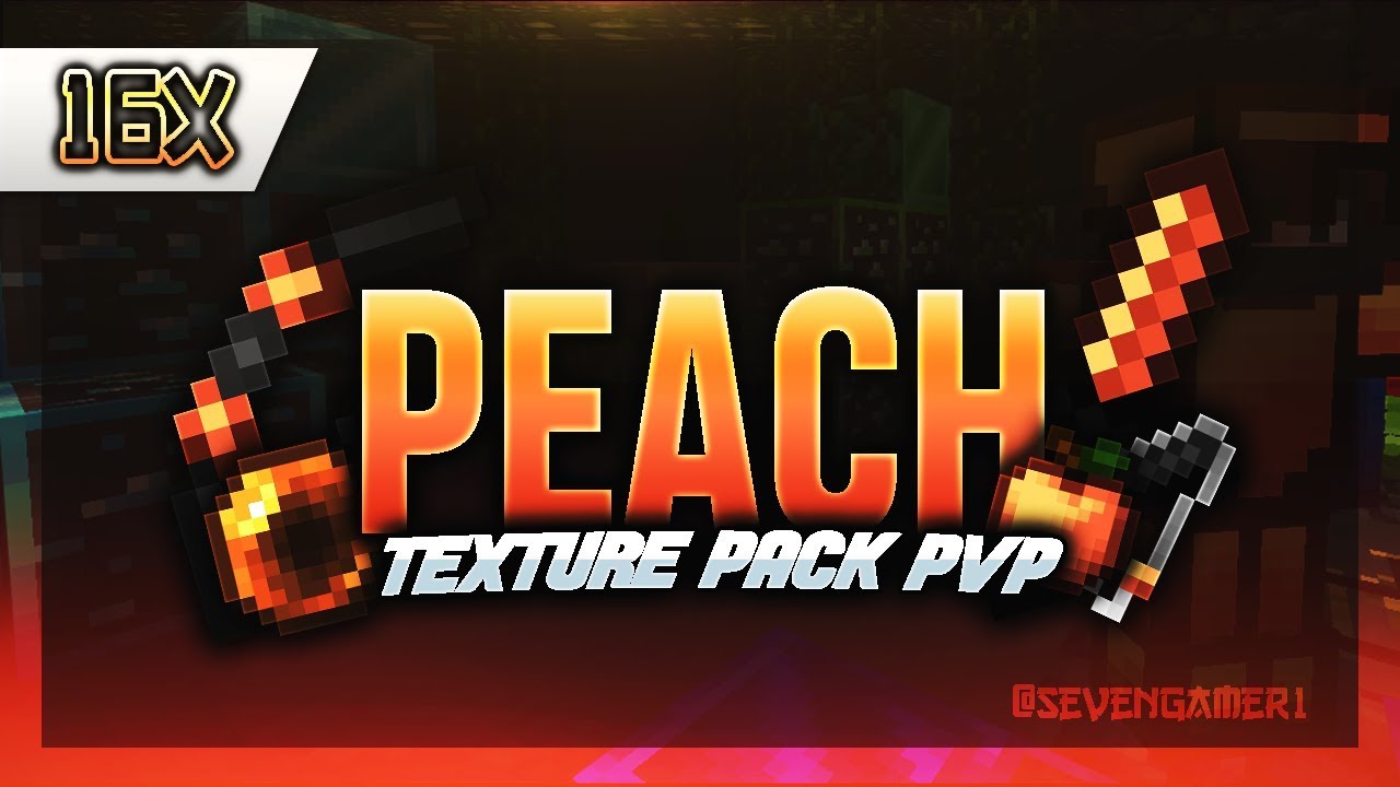 Peach 16x || Texture Pack PvP [Minecraft Pocket Edition] - YouTube