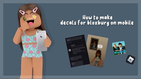 How to make decals for bloxburg on MOBILE/IPAD!
