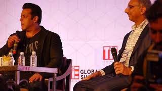 Salman Khan Complete Interview at #TiEGlobalSummit 2018 Day 2