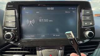 HYUNDAI I30 III (2017 - now) How to Connect Android Auto or Apple CarPlay