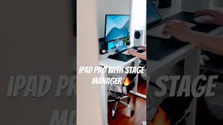 M1 iPad Pro workflow with extended display 🤝 #desksetup #ipadpro #tech #productivity 
