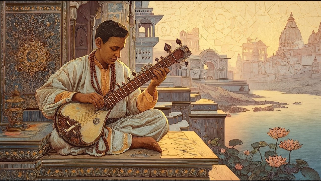 Sitar for a Relaxed Mind | Indian Classical Background Music | Heal, Focus, & Rest
