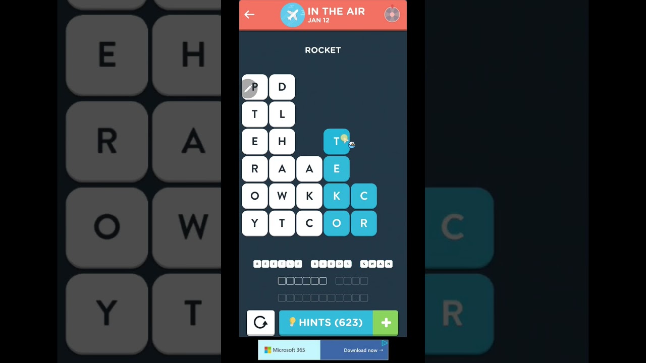 WordBrain 2 Answers Today - January 12 2026