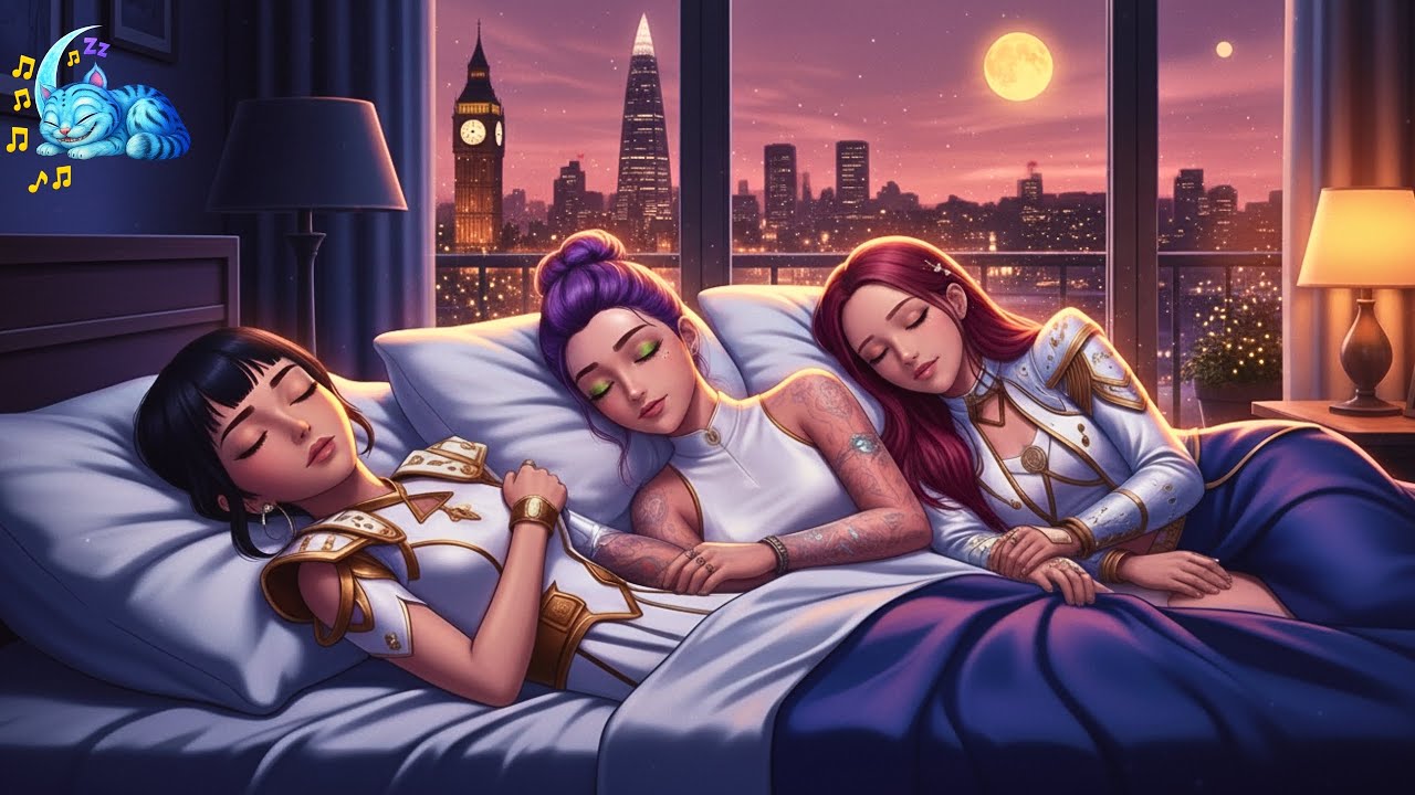 Huntrix London Pink Sunset  Dreams 8 Hour Deep Sleep Piano No Ads