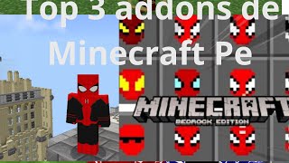 Top 3 Addons de homem aranha (Para Minecraft Pe)