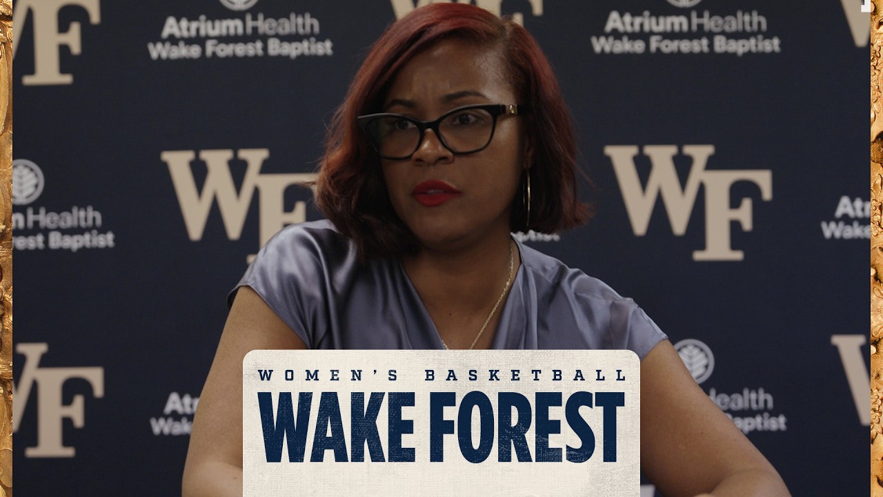 Женская баскетбольная команда Нотр-Дам против Уэйк Форест | Послематчевая пресс-конференция (19.0...