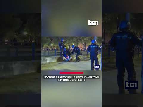 Video Scontri a Parigi per la festa Champions: 1 morto e 219 feriti