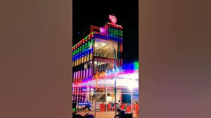 Pixel Led Building 🏢 Decoration 100x20 #pixel_led_center #short