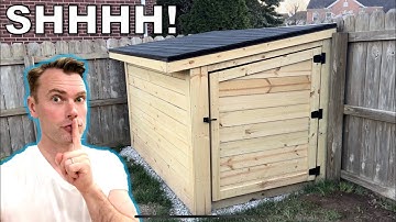 Building a SECRET shed start to finish…don’t tell my HOA.