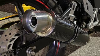 【End-Baffle追加　レスポンスも悪くない】CBR125R JC50 NANKAI エンドバッフル仕様　LCI Danmoto マフラー