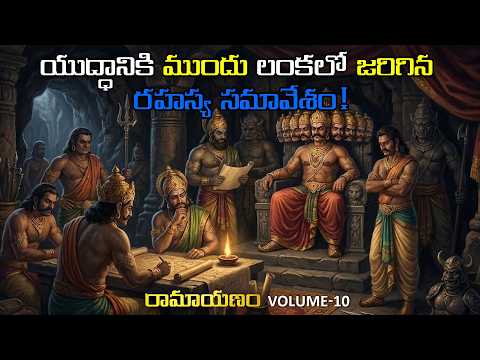 యుద్ధానికి ముందు లంకలో జరిగిన రహస్య సమావేశం! | Ramayana Telugu Volume 10 | Lanka’s Nightmare Begins!